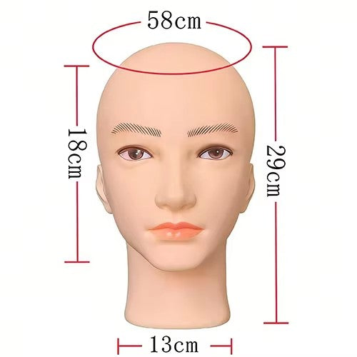 58cm head circumference mannequin head dummy head