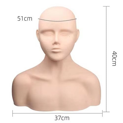Beauty salon practice human body model head model