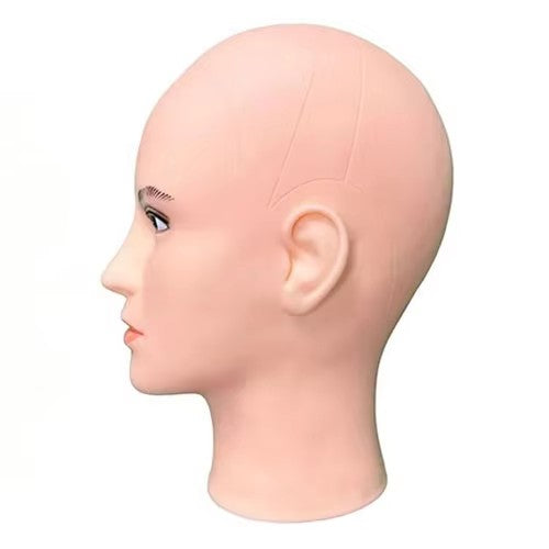 60cm male mannequin head bald Model head Dummy head