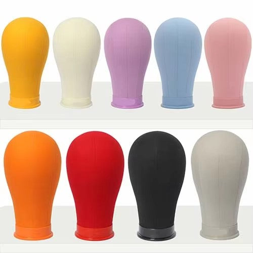 Canvas block mannequin head, window display prop Model head