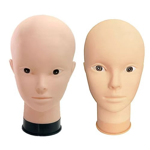 Bald mannequin head female head model Dummy head