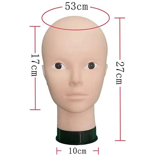 Bald mannequin head female head model Dummy head