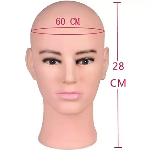 60cm male mannequin head display head model, dummy head