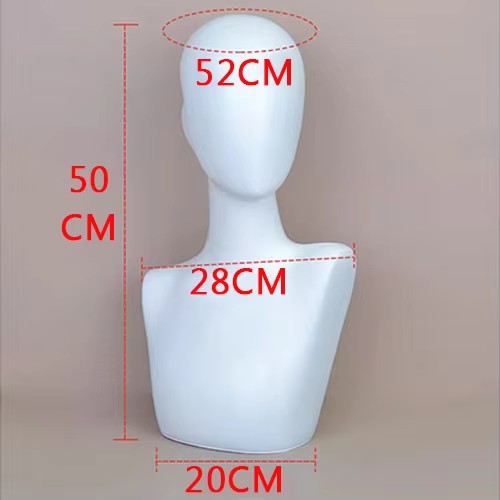 Female head model human body model head display mannequin head
