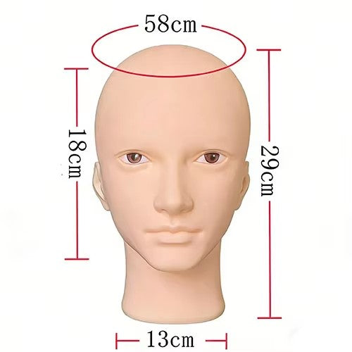 58cm head circumference mannequin head dummy head