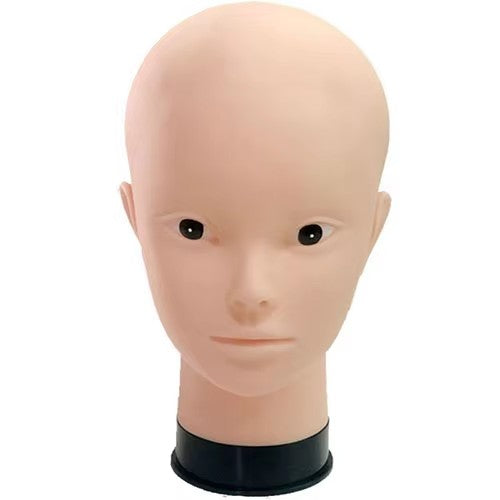 Bald mannequin head female head model Dummy head